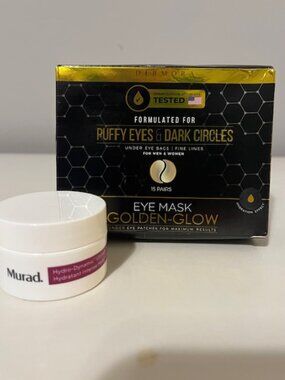 2 PC Set - Small Murad Moisturizer & Box of Eye Masks - NEW
